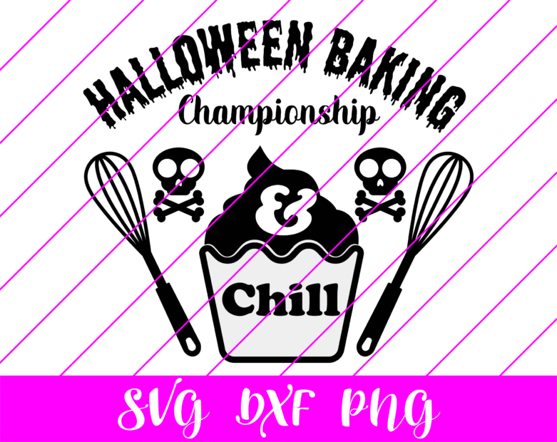 halloween baking championship svg